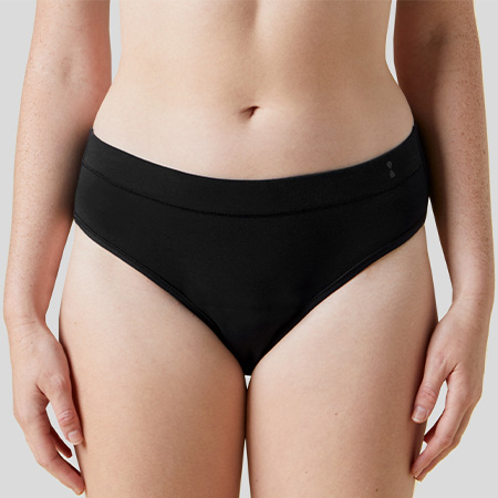 U by Kotex Thinx Period Underwear Black Bikini